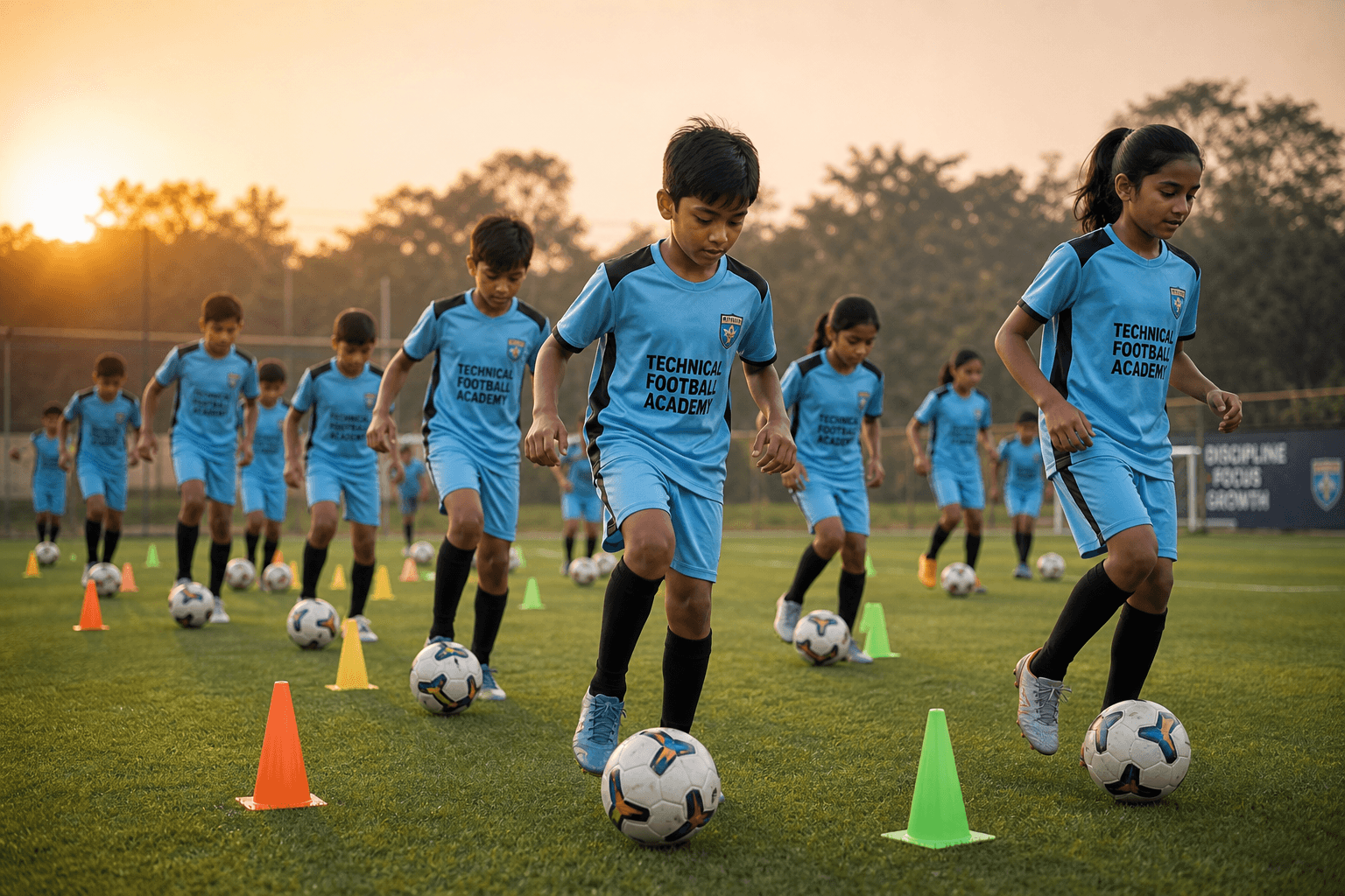 Foundation football program (Age 9–12) at Astra Football Academy